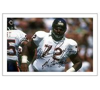 William Perry - The Fridge Signed 12x8 Inch Photo Print With Pre Printed Signature Autograph Gift Wall Art, American Football Artwork