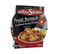 William saurin Basque Chicken Dish at Espelette Pepper and Rice 285g - ( Unit Price ) - William saurin assiette poulet basquaise au Piment d'espelette et Son riz 285g