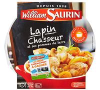 William Saurin L'Assiette Du Jour, Rabbit Chasseur & Seine Potatoes, 280 g, Pack of 4