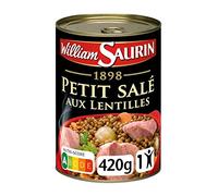 William Saurin Salad with Lentils without Dyes without Flavour Enhancer 1 Person 420 g Pack of 3