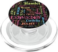 William Shakespeare Cast of Characters PopSockets PopGrip for MagSafe