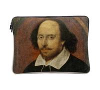 William Shakespeare English Writer Theatre Portrait Painting Case for Computer and Tablet - 12-13 Inches - Printed in France