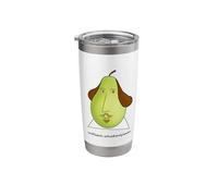 William Shakespeare, Funny Writer Actor Poet pearshaped Bard Stainless Steel Insulated Tumbler