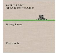 William Shakespeare King Lear. German Hardcover Book William Shakespeare Multicolor