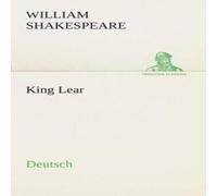 William Shakespeare King Lear. German Paperback Book William Shakespeare Multicolor
