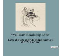 William Shakespeare Les deux gentilshommes de Vérone Paperback Book in White William Shakespeare White
