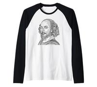 William Shakespeare Literature Raglan Baseball Tee