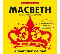 William Shakespeare Macbeth: Annotation Edition Paperback Book William Shakespeare Multicolor