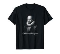 William Shakespeare Portrait Elizabethan Playwright Poet Value Graphic T-Shirt