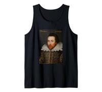 William Shakespeare Portrait Theater Writer Historical Tank Top