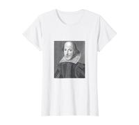 William Shakespeare Portrait Theater Writer Historical Value Graphic T-Shirt
