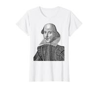 William Shakespeare Portrait Theater Writer Historical Value Graphic T-Shirt
