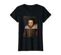 William Shakespeare Portrait Theater Writer Historical Value Graphic T-Shirt