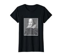 William Shakespeare Portrait Theater Writer Historical Value Graphic T-Shirt