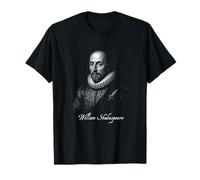 William Shakespeare Renaissance Poet Portrait Iconic T-Shirt
