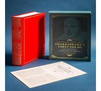 William Shakespeare Shakespeare's First Folio Hardback Book in White William Shakespeare White