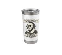 William Shakespeare Spoiler Alert Design Stainless Steel Insulated Tumbler