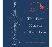 William Shakespeare The First Quarto of King Lear Paperback Book William Shakespeare Multicolor