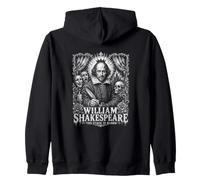 William Shakespeare The Stage Is Blood Classic Zip Hoodie