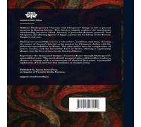 William Shakespeare The Tragedy of Antony & Cleopatra Paperback Book William Shakespeare Multicolor