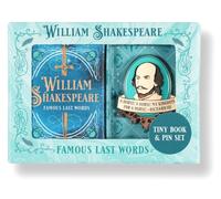 William Shakespeare Tiny Book and Pin Set