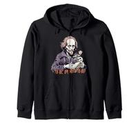 William Shakespeare To Be Or Not To Be Zip Hoodie