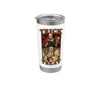 William Shakespeare Trick or Treat Devil Angel Playing Card Stainless Steel Insulated Tumbler