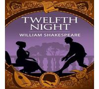 William Shakespeare Twelfth Night Paperback Book in Black William Shakespeare Black