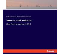 William Shakespeare Venus & Adonis:the first quarto, 1593 Paperback Book William Shakespeare Multicolor