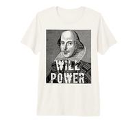 William Shakespeare Will Power Premium T-Shirt