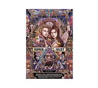 William Shakespeare's Romeo + Juliet Love Movie Vintage Poster Canvas Poster Wall Art Decor Print Picture Paintings for Living Room Bedroom Decoration Unframe-style 24x36inch(60x90cm)