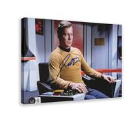 William Shatner Canvas Poster Wall Art Decor Print Picture Paintings for Living Room Bedroom Decoration 20x30inch(50x75cm)