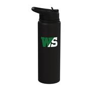 William Smith College Heron's WS Monogram Logo - HWSC Stainless Steel Insulated Water Bottle