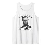 William Tecumseh Sherman Civil War History Quote Tank Top
