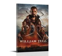 William Tell Action Drama History Magical Realism Movie Poster Wall Art Canvas Aesthetic Cover Poster Vintage Music And Movies Decorative Painting for Living Room Bed Room 12x18inch(30x45cm) Frame-sty
