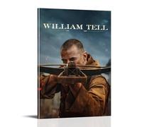 William Tell Action Drama History Magical Realism Movie Poster Wall Art Canvas Aesthetic Cover Poster Vintage Music And Movies Decorative Painting for Living Room Bed Room 24x36inch(60x90cm) Frame-sty