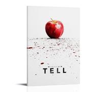 William Tell Action Drama History Magical Realism Movie Poster Wall Art Canvas Aesthetic Cover Poster Vintage Music And Movies Decorative Painting for Living Room Bed Room 20x30inch(50x75cm) Frame-sty