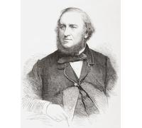 William Vincent Wallace 1812-1865. Irish composer and musician. From The Illustrated London News published 1865. Poster Print by Ken Welsh (12 x 16)