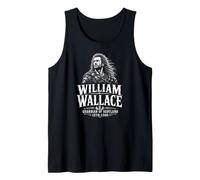 William Wallace Guardian of Scotland 1270-1305 White Print Tank Top