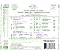 WILLIAM WALTON: SPITFIRE PRELUDE AND FUGUE; SINFONIA CONCERTANTE; HINDEMITH VARI