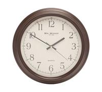 WILLIAM WIDDOP Wm Widdop Classic Wooden Wall Clock 31Cm