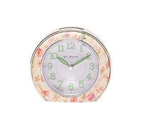 WILLIAM WIDDOP Wm.widdop Quartz Alarm Clock - Yellow Floral Design L/s/c