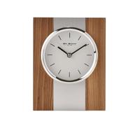 WILLIAM WIDDOP Wm.widdop Square Wood & Metal Mantel Clock Baton Dial