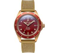 William Wood Bronze Ruby Fire Gear Watch WMW-013