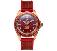 William Wood Bronze Ruby Red Fire Hose Watch WMW-020