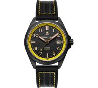 William Wood Fearless Yellow Black Fire Hose Watch WMW-007