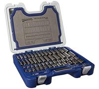 Williams 50607 79 Piece 3/8" Drive Deluxe Tool Set 6 and 12 Point Rugged-Case-System Tool Set, SAE and Metric, with 1/4" Hex Screwdriver Bits