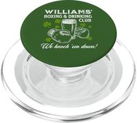 Williams’ Boxing & Drinking Club Design - Funny Beer PopSockets PopGrip for MagSafe