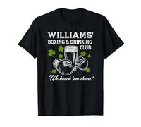 Williams’ Boxing & Drinking Club Design - Funny Beer T-Shirt