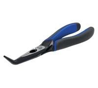 Williams JHW2427G-6 Long Nose Pliers, 45 Degree Curved Nose with Bi-Molded Grips and On/Off Return Spring, 6-1/4-Inch Overall Length and 1-13/16-Inch Jaw Length